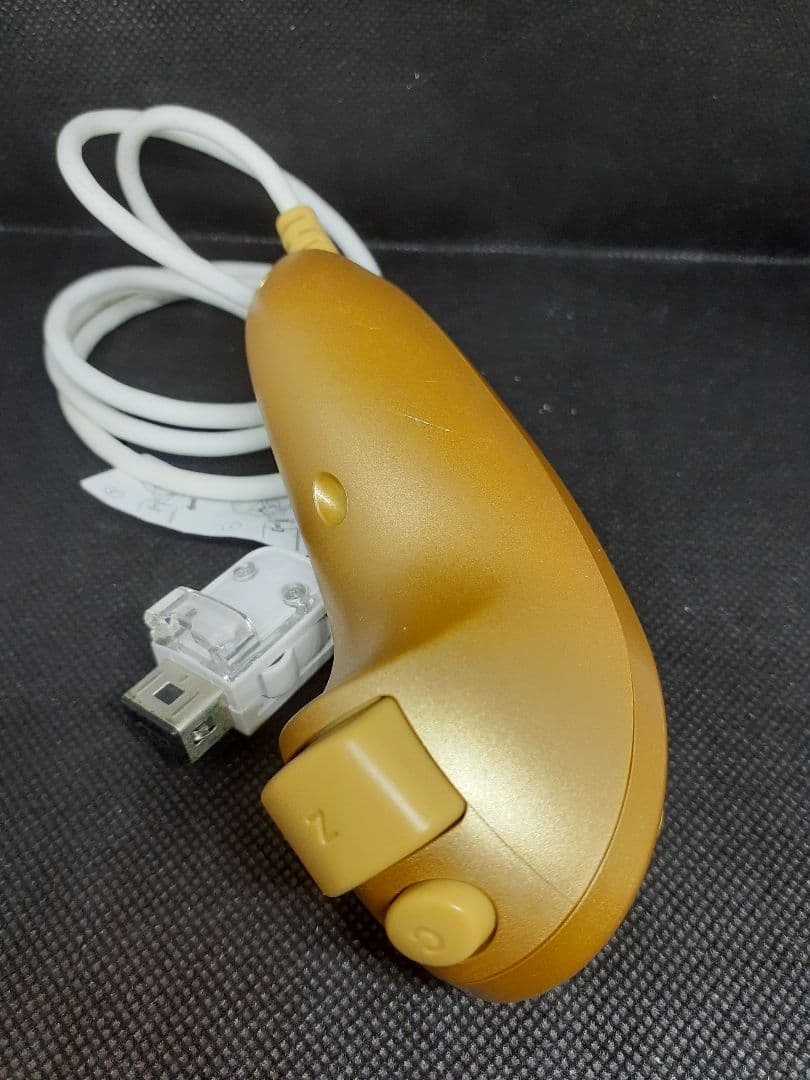 【任天堂】wii WiiU ゴールデンヌンチャク ゴールド 金