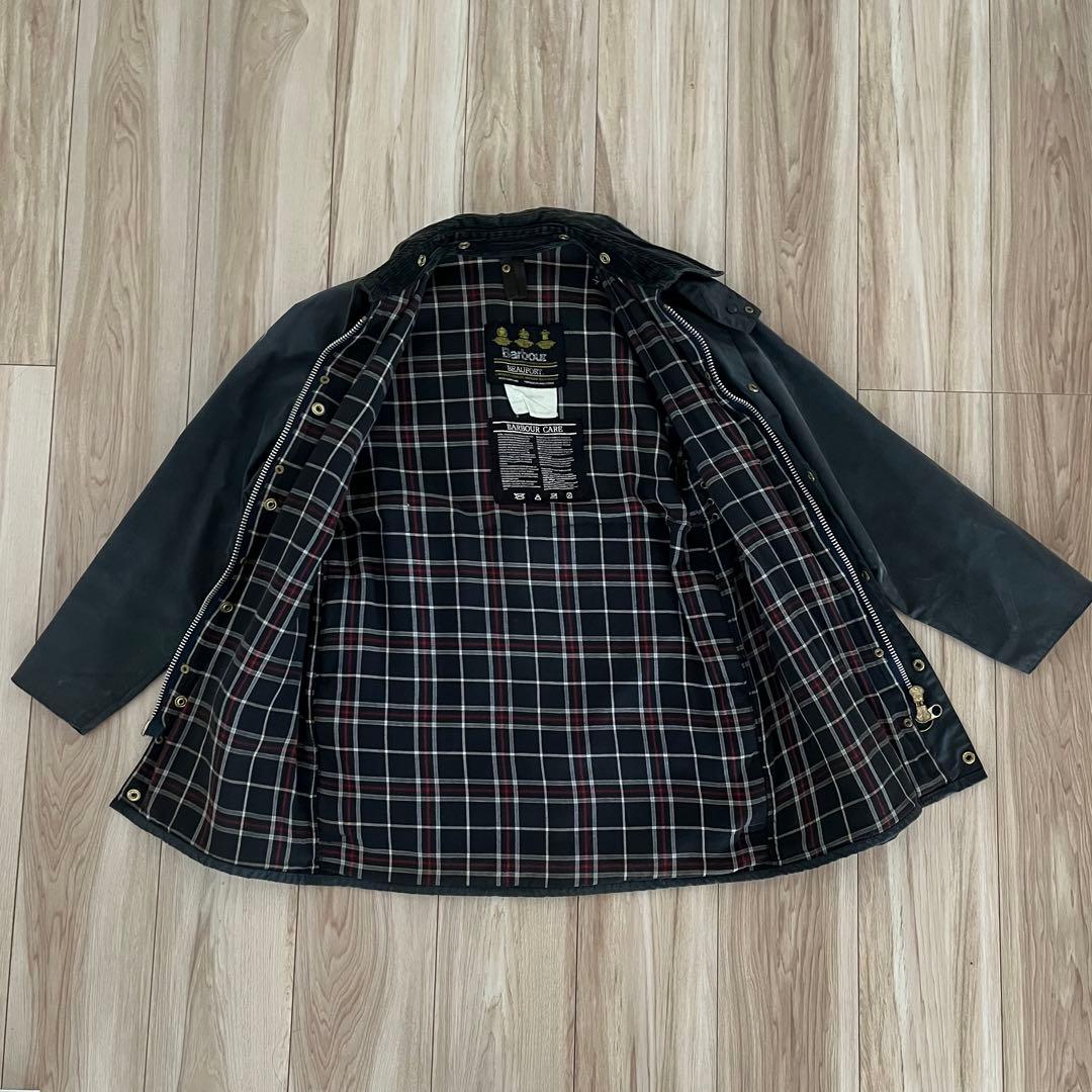 90s 英国製 Barbour BEAUFORT オイルドジャケット バブアー