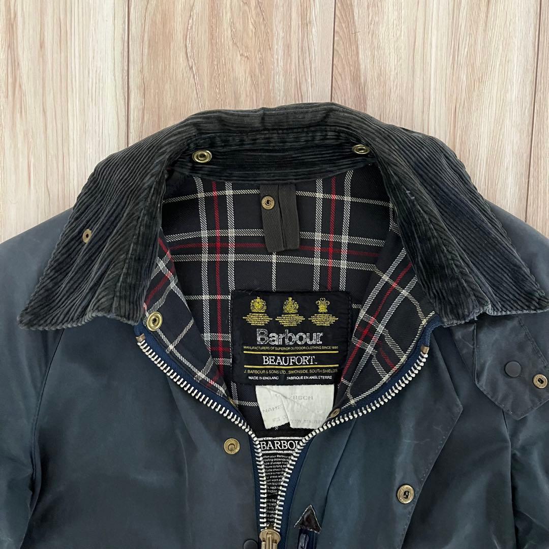 90s 英国製 Barbour BEAUFORT オイルドジャケット バブアー