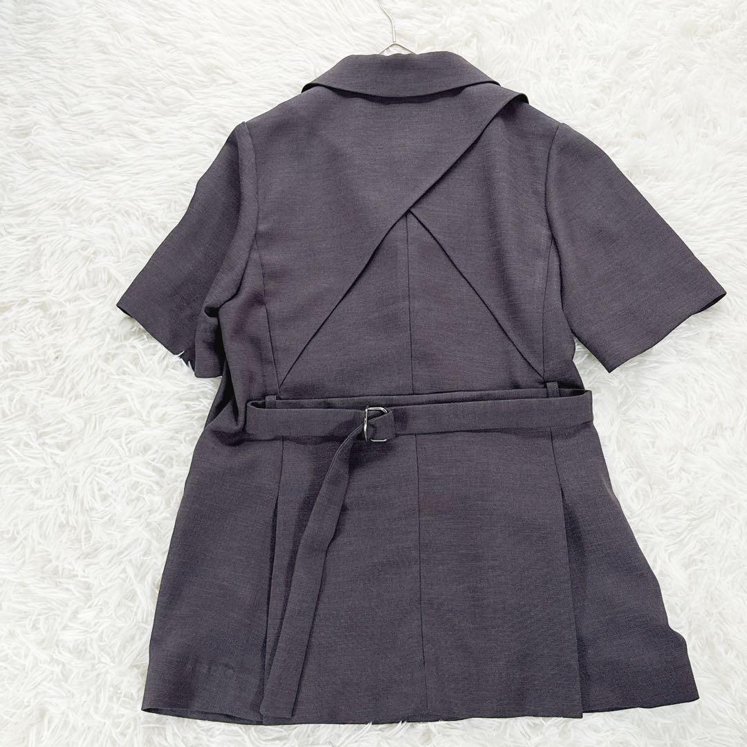 PUBLIC TOKYO リネンライクハーフスリーブシャツジャケット