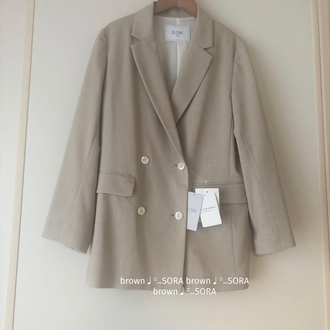 新品◆SLOBE IENA◆スローブイエナ◆ダブルブレストジャケット テーラード