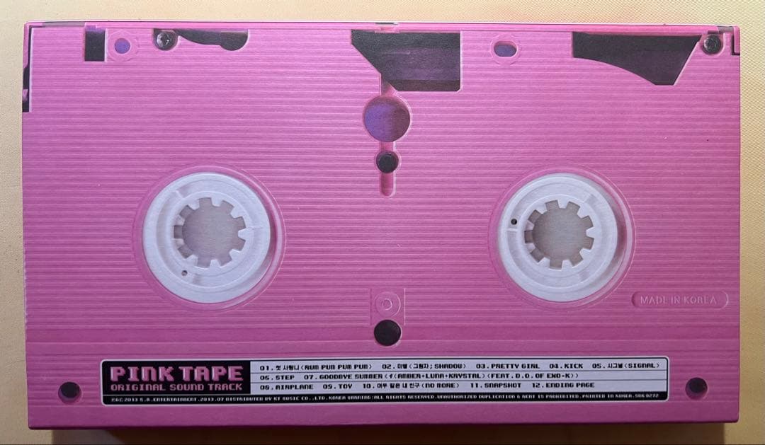 f(x) PINK TAPE トレカ(アンバーver.)付き
