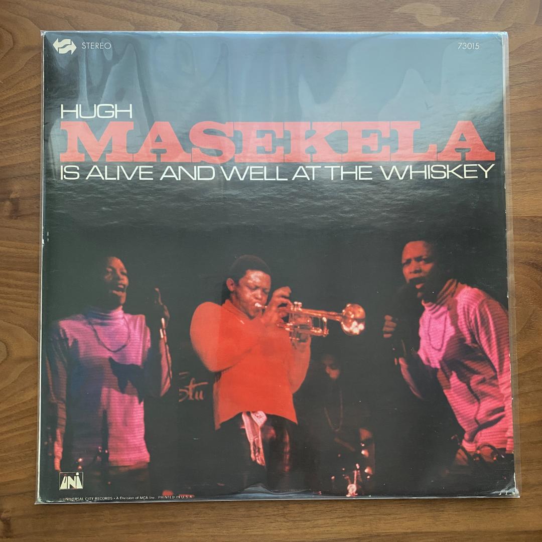 洋楽 LP Hugh Masekela Whiskey US ORG