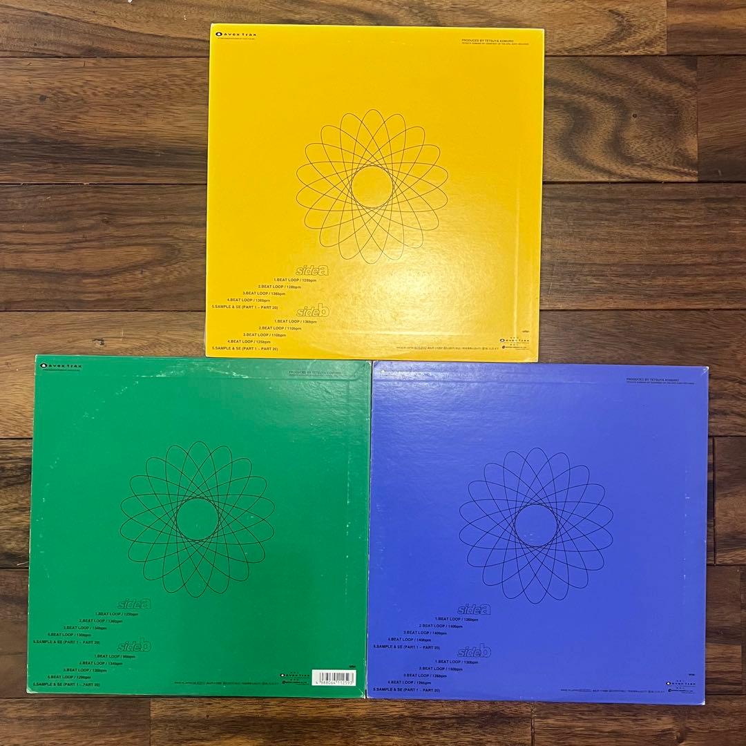 激レア trf PRESET SOUND レコード 3枚セット 小室哲哉