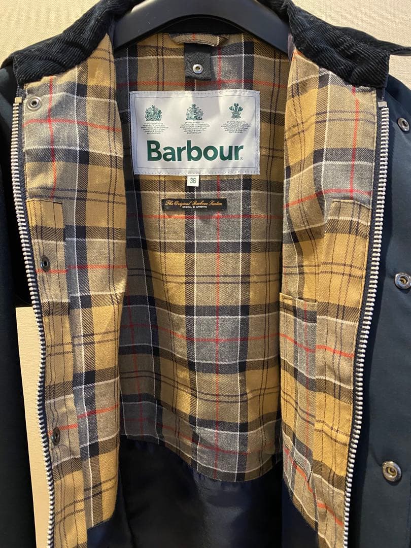 Barbour BEDALE SLネイビー 36サイズ