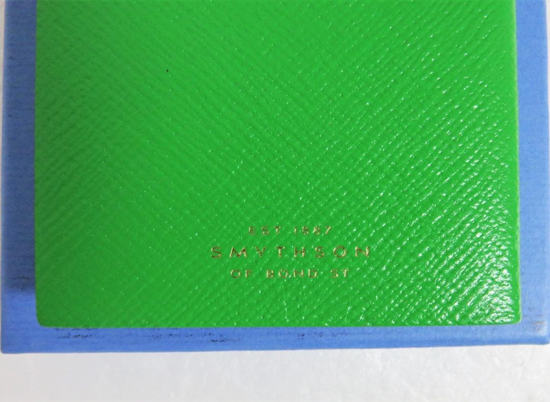 定価1.1万 新品 Smythson ノートブック グリーン PANAMA