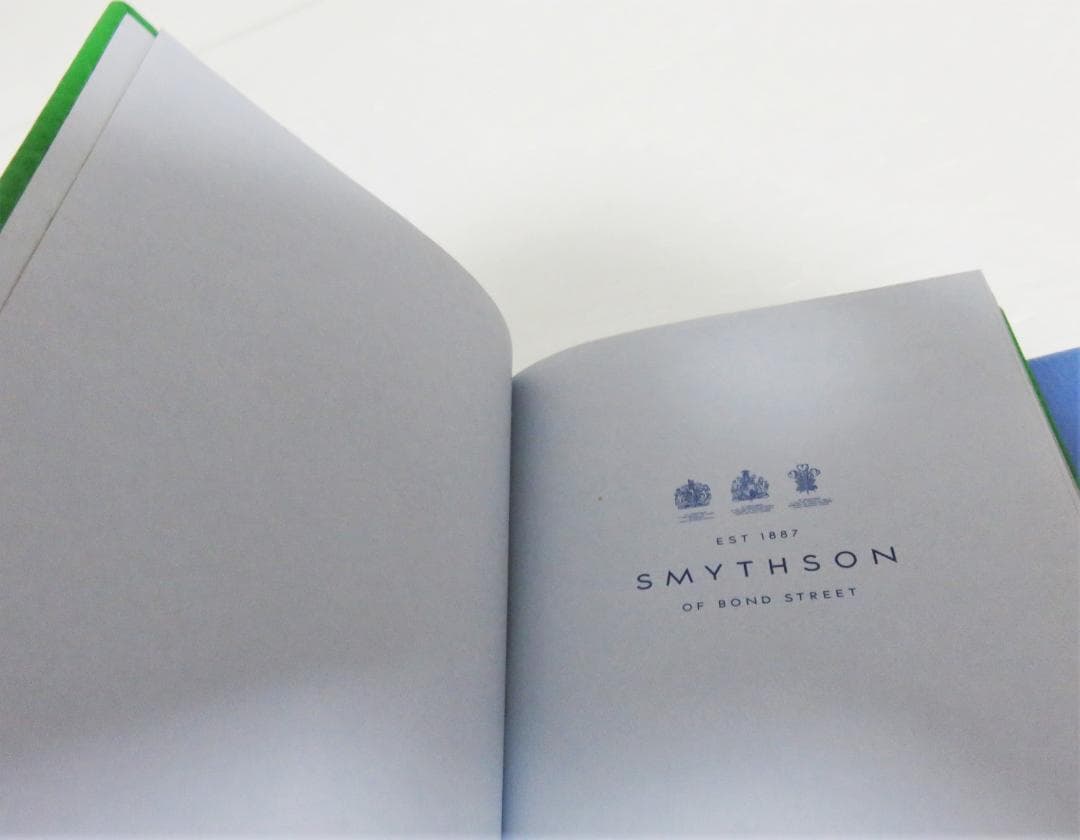 定価1.1万 新品 Smythson ノートブック グリーン PANAMA