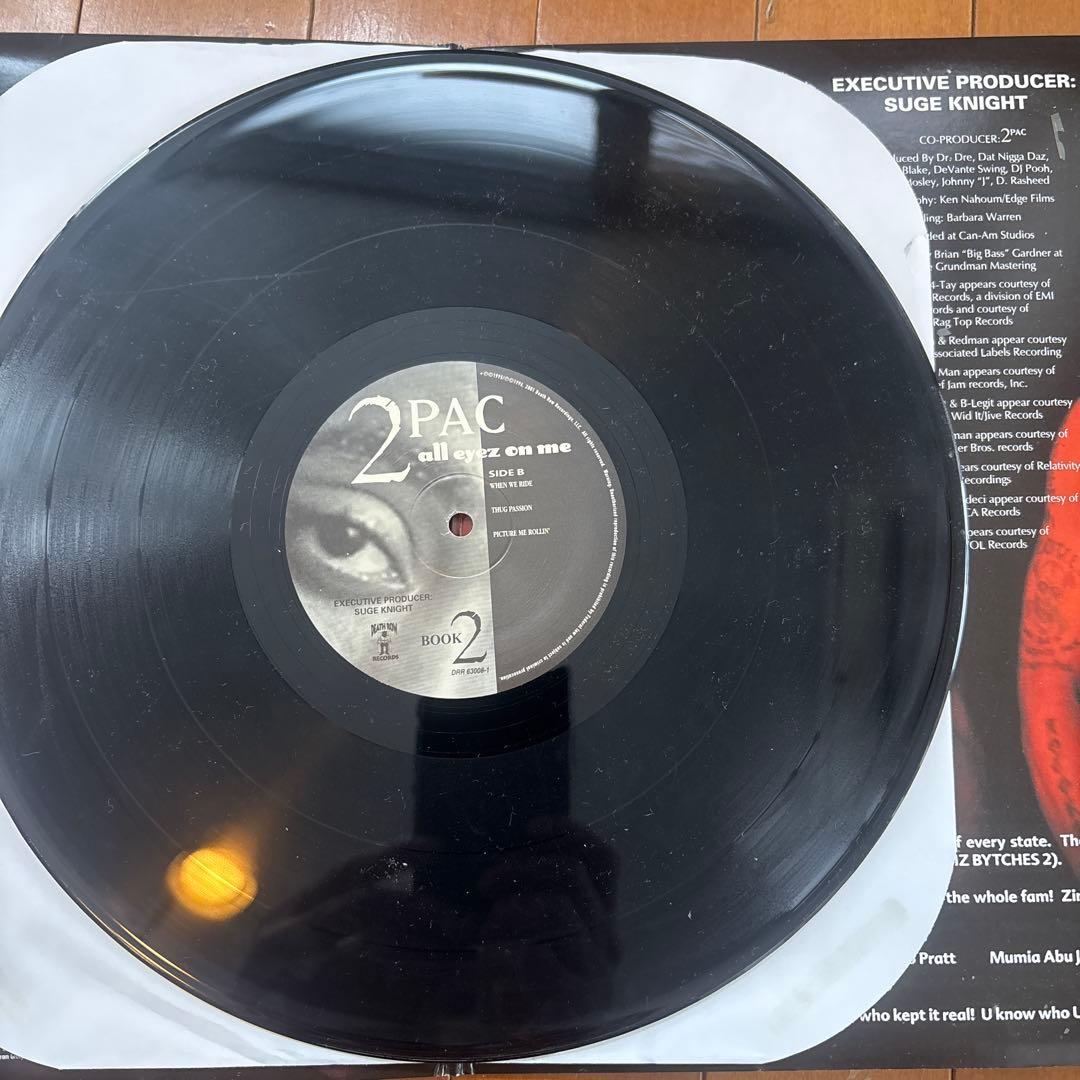2PAC all eyez on me レコード　デジタルリマスター盤