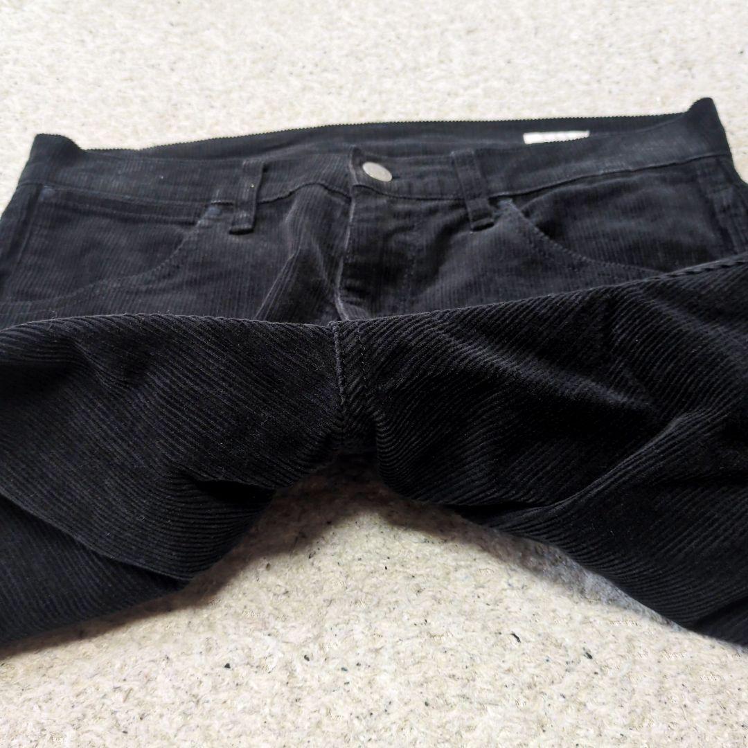 値下げ中1-10 COMOLI コモリ　コーデュロイパンツ　黒サイズ2