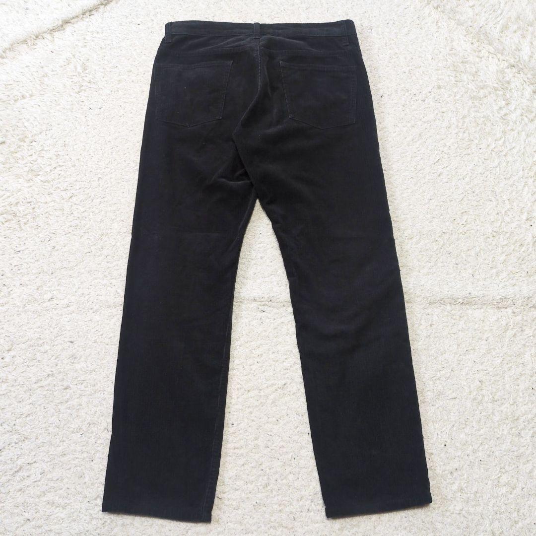 値下げ中1-10 COMOLI コモリ　コーデュロイパンツ　黒サイズ2