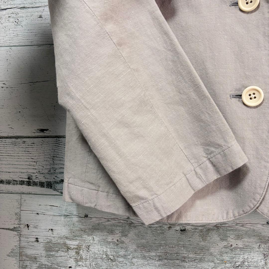 ☆美品☆マーガレットハウエル　COTTON LINEN JACKET グレー