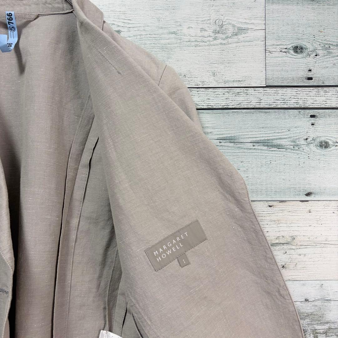 ☆美品☆マーガレットハウエル　COTTON LINEN JACKET グレー