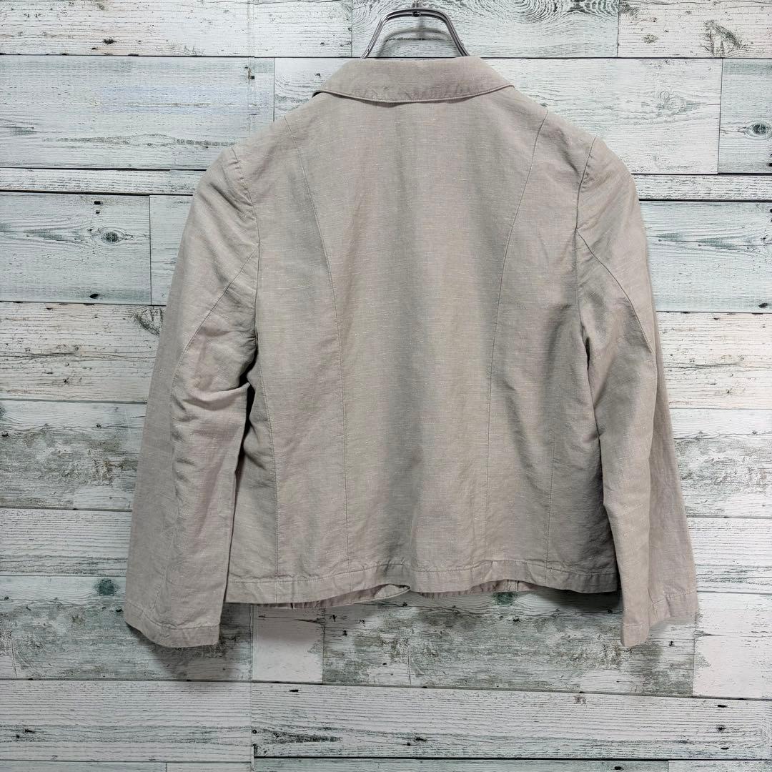 ☆美品☆マーガレットハウエル　COTTON LINEN JACKET グレー