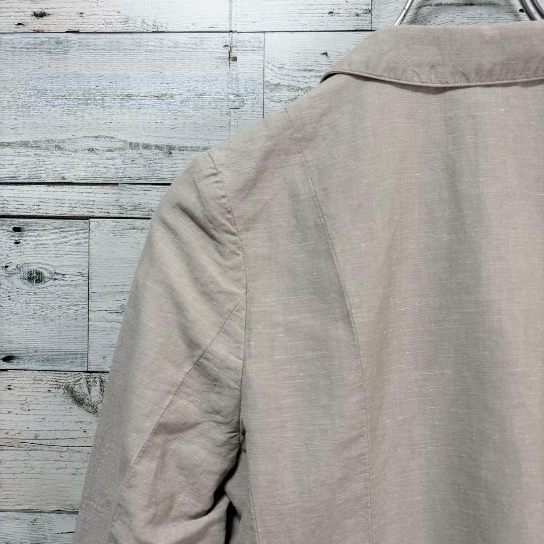 ☆美品☆マーガレットハウエル　COTTON LINEN JACKET グレー