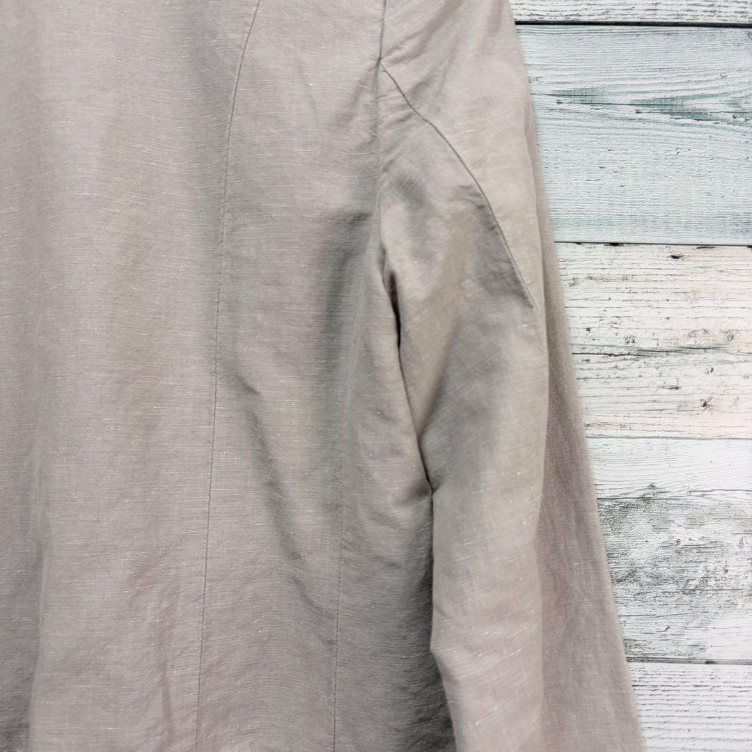 ☆美品☆マーガレットハウエル　COTTON LINEN JACKET グレー