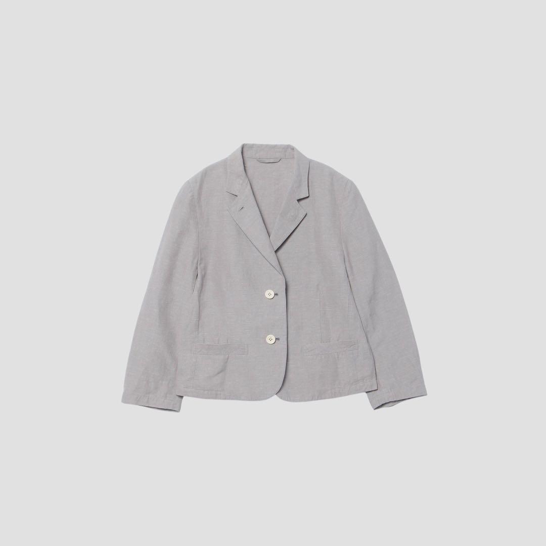 ☆美品☆マーガレットハウエル　COTTON LINEN JACKET グレー