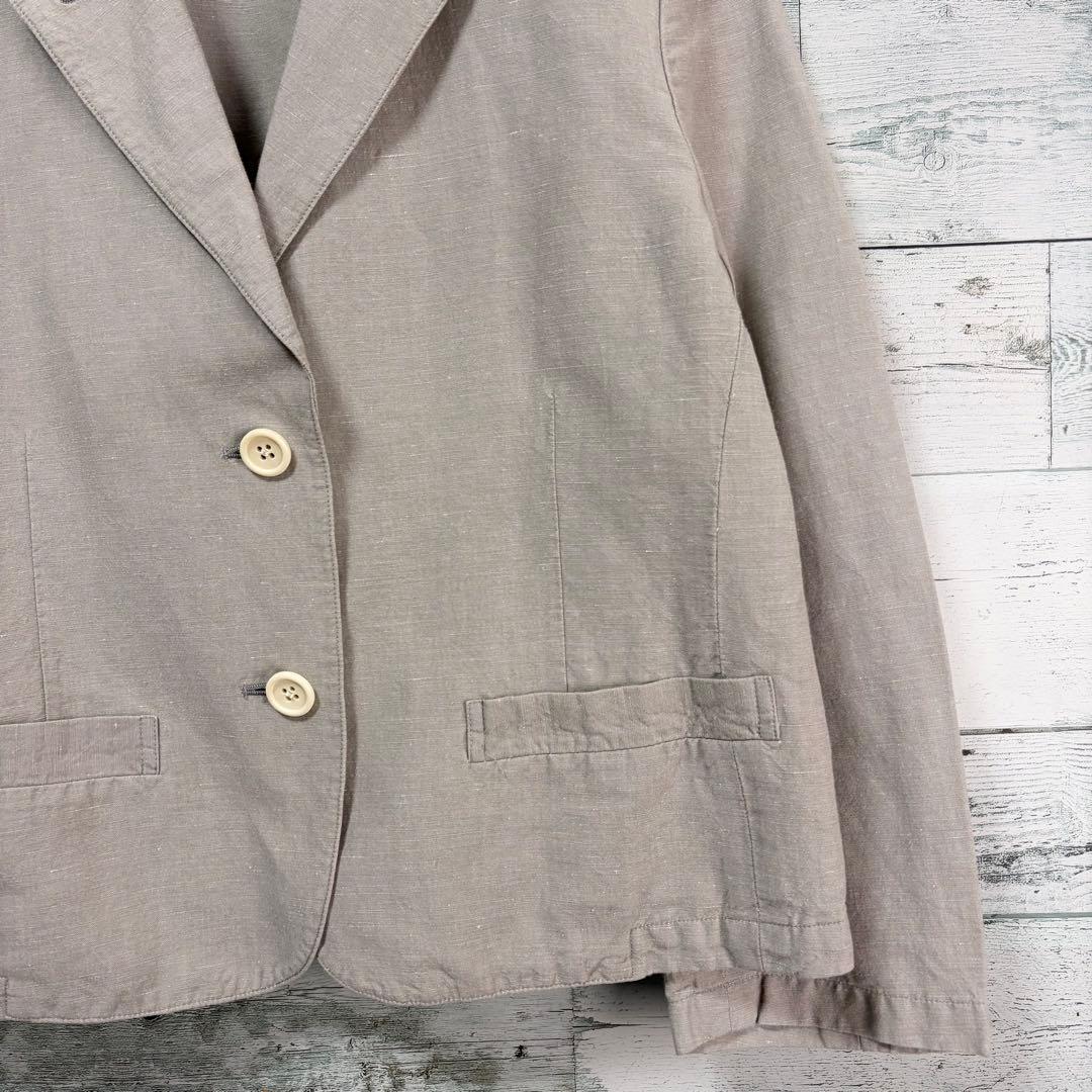 ☆美品☆マーガレットハウエル　COTTON LINEN JACKET グレー