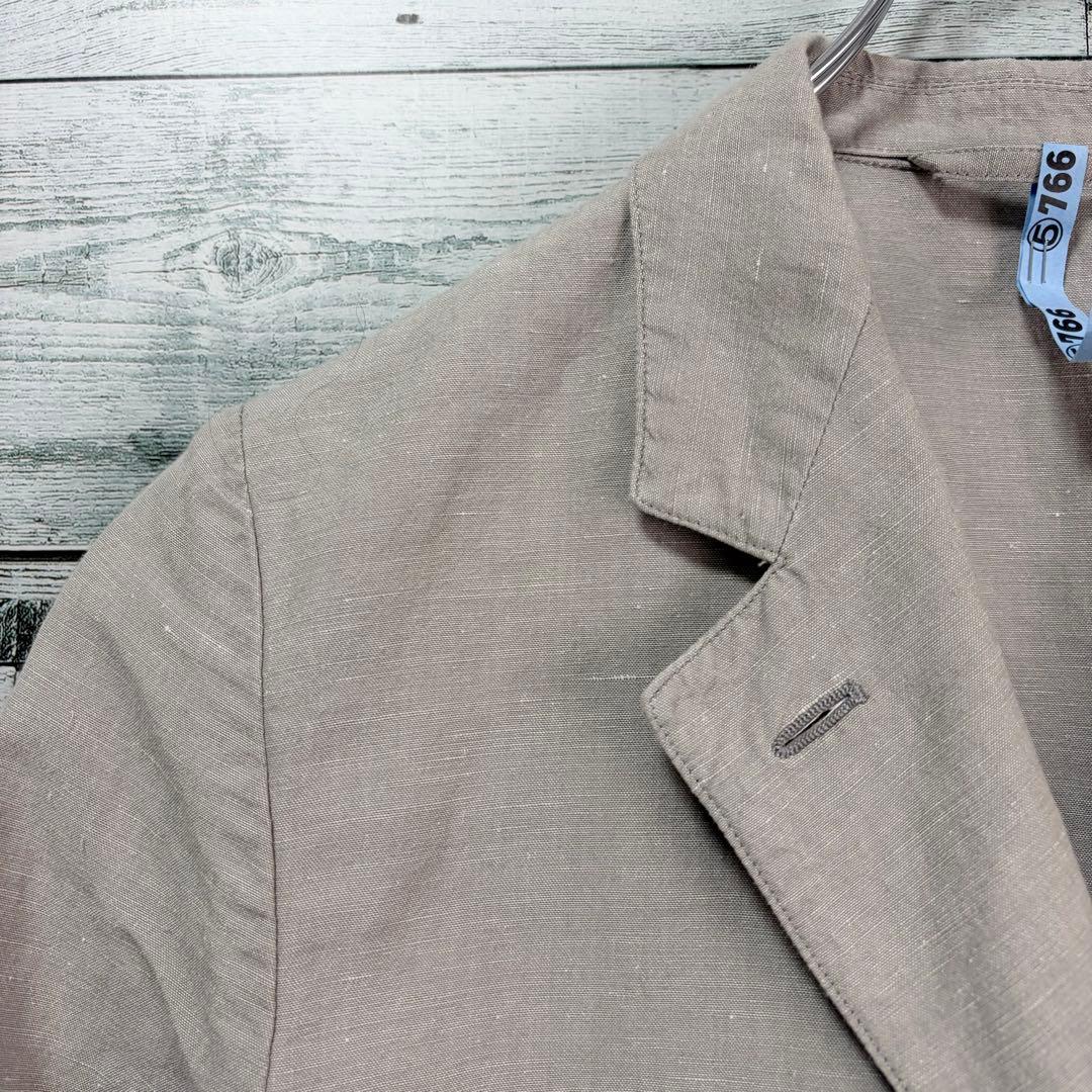 ☆美品☆マーガレットハウエル　COTTON LINEN JACKET グレー