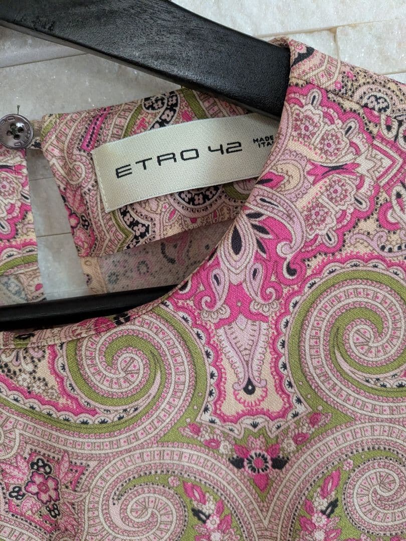 ETRO ペイズリー柄 ワンピース 42