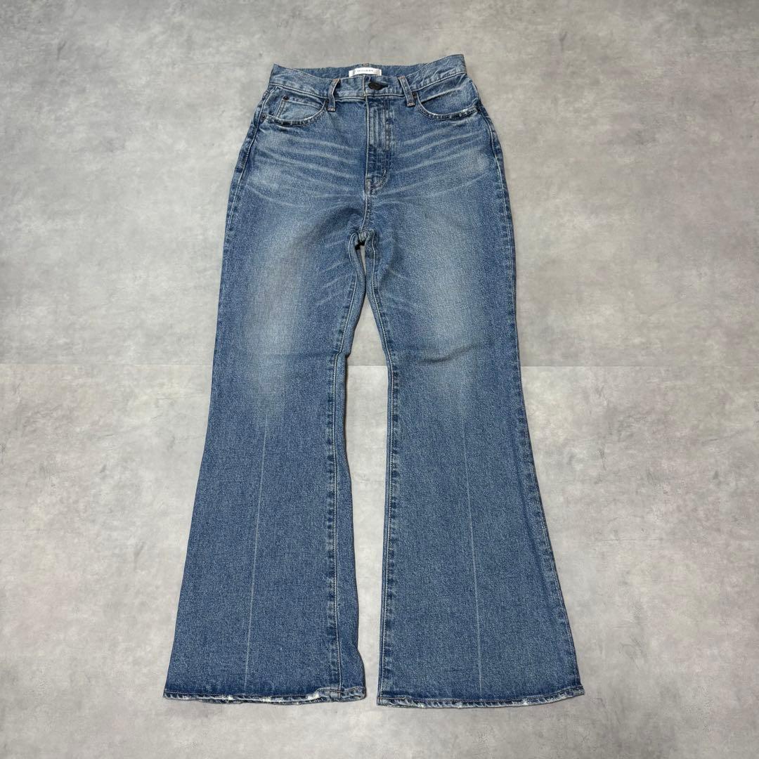 MOUSSY MVS FLARE W27 マウジー フレアデニム ダメージ加工