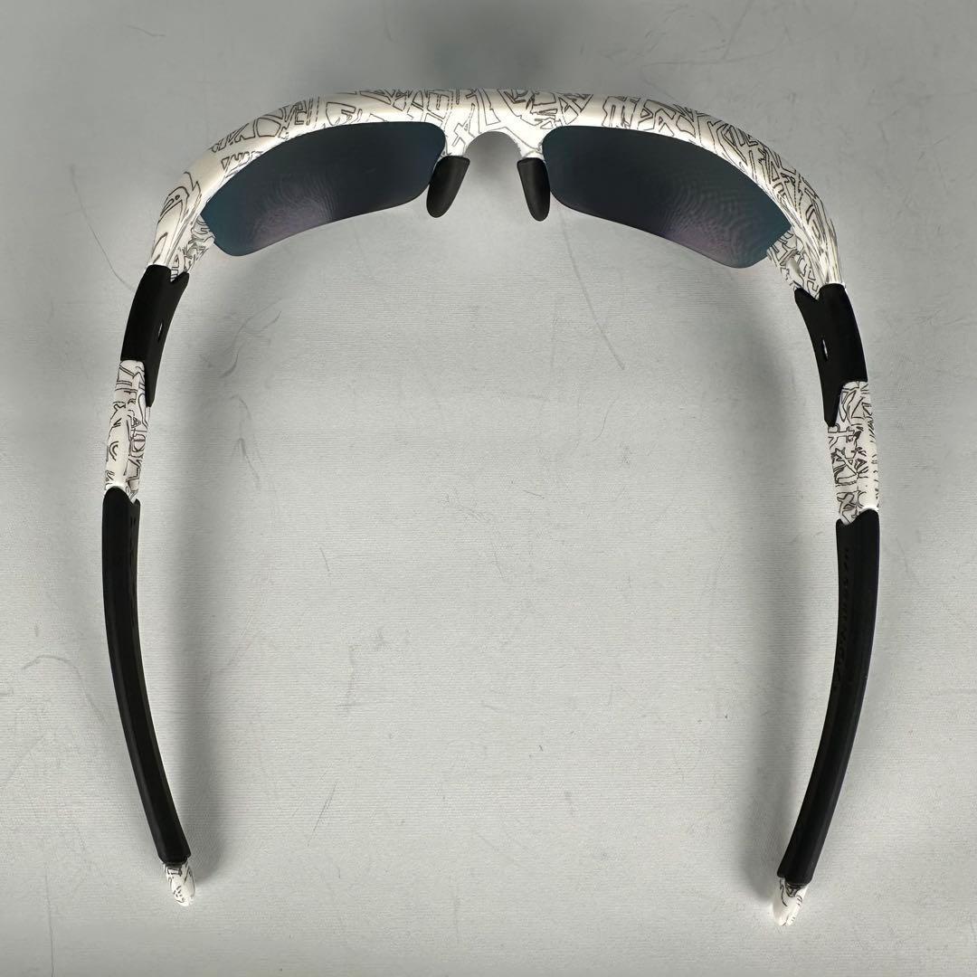 OAKLEY オークリー フラックジャケット サングラス ゴーストテキスト 白