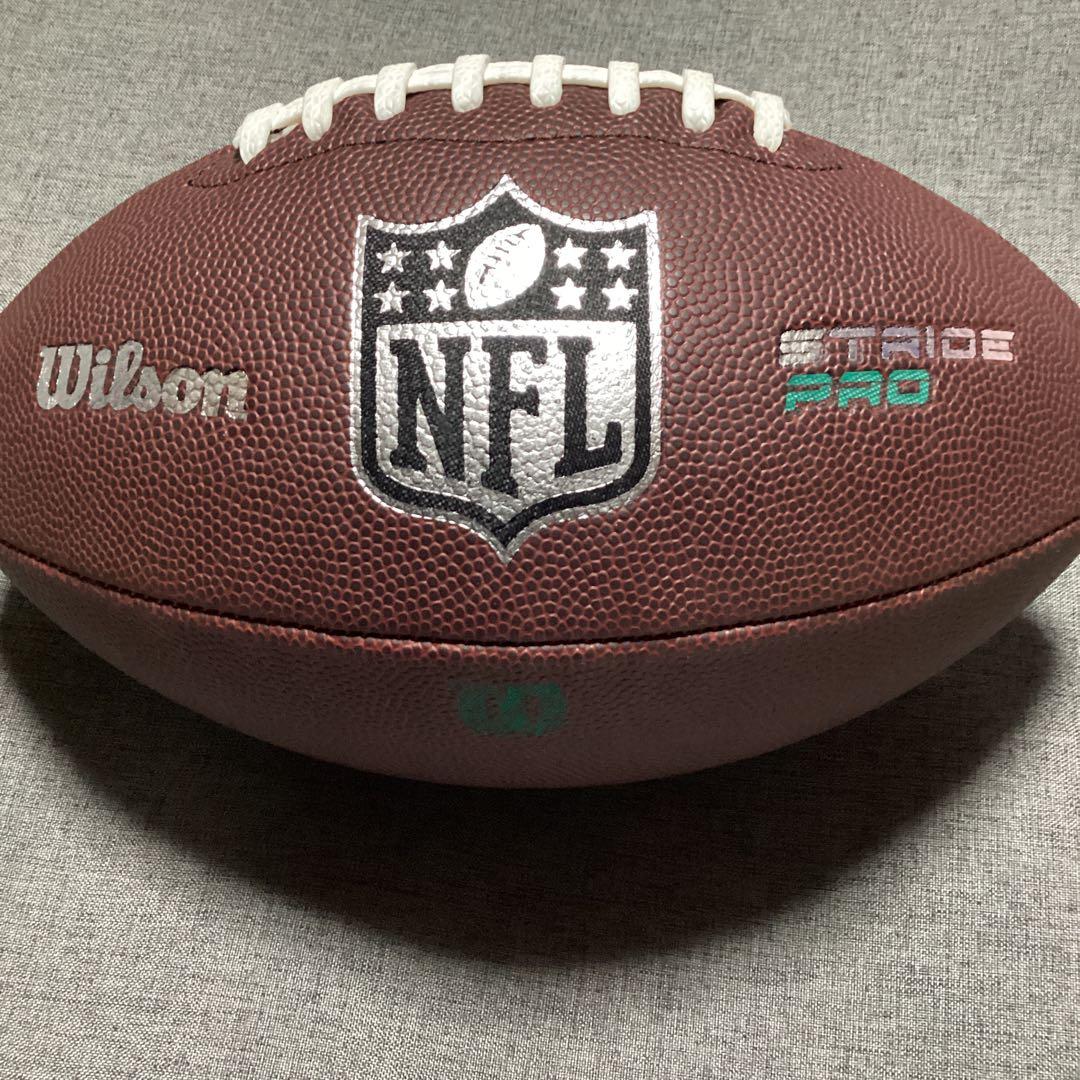 そ*ゆ様 WILSON NFL ストライド プロ エコフットボール -ブラウン