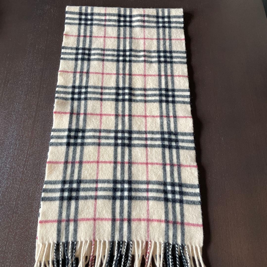 BURBERRYカシミヤ100％ ノバチェック　 マフラー
