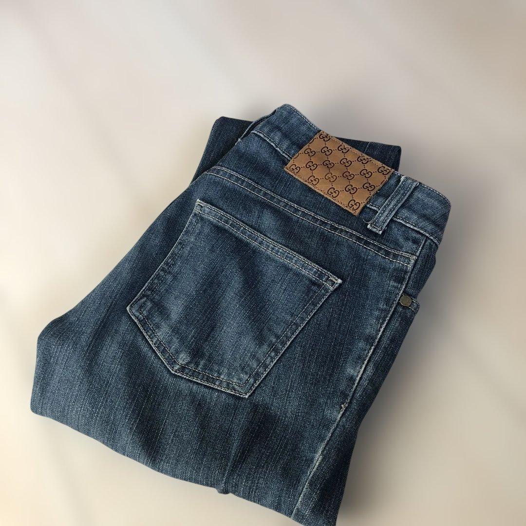 GUCCI 36 S デニム ストレート