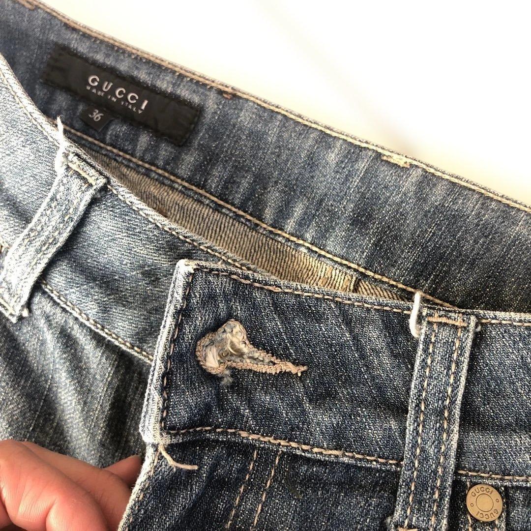 GUCCI 36 S デニム ストレート