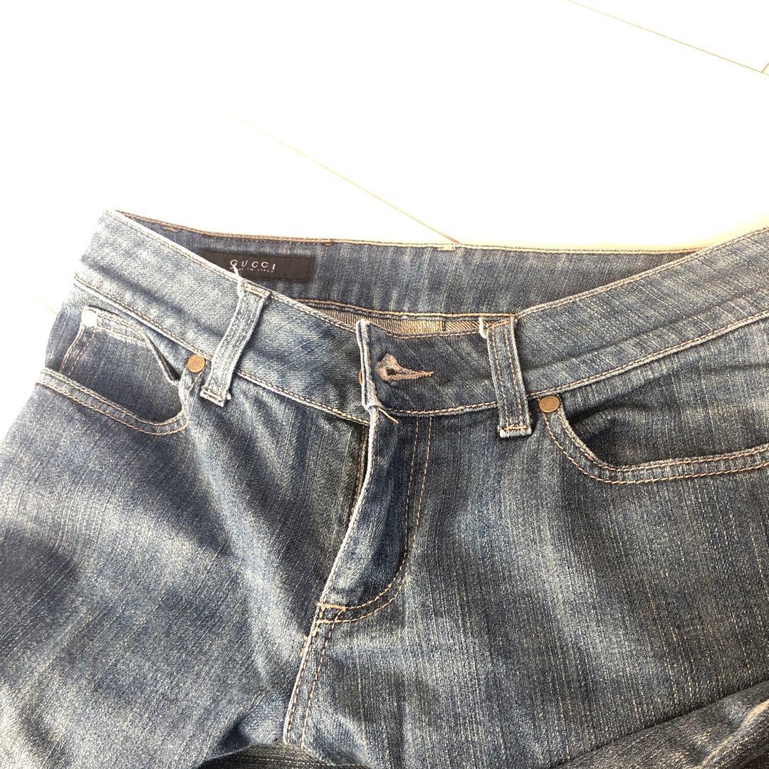 GUCCI 36 S デニム ストレート