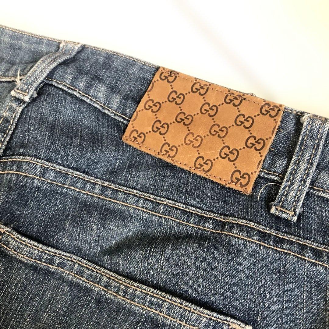 GUCCI 36 S デニム ストレート