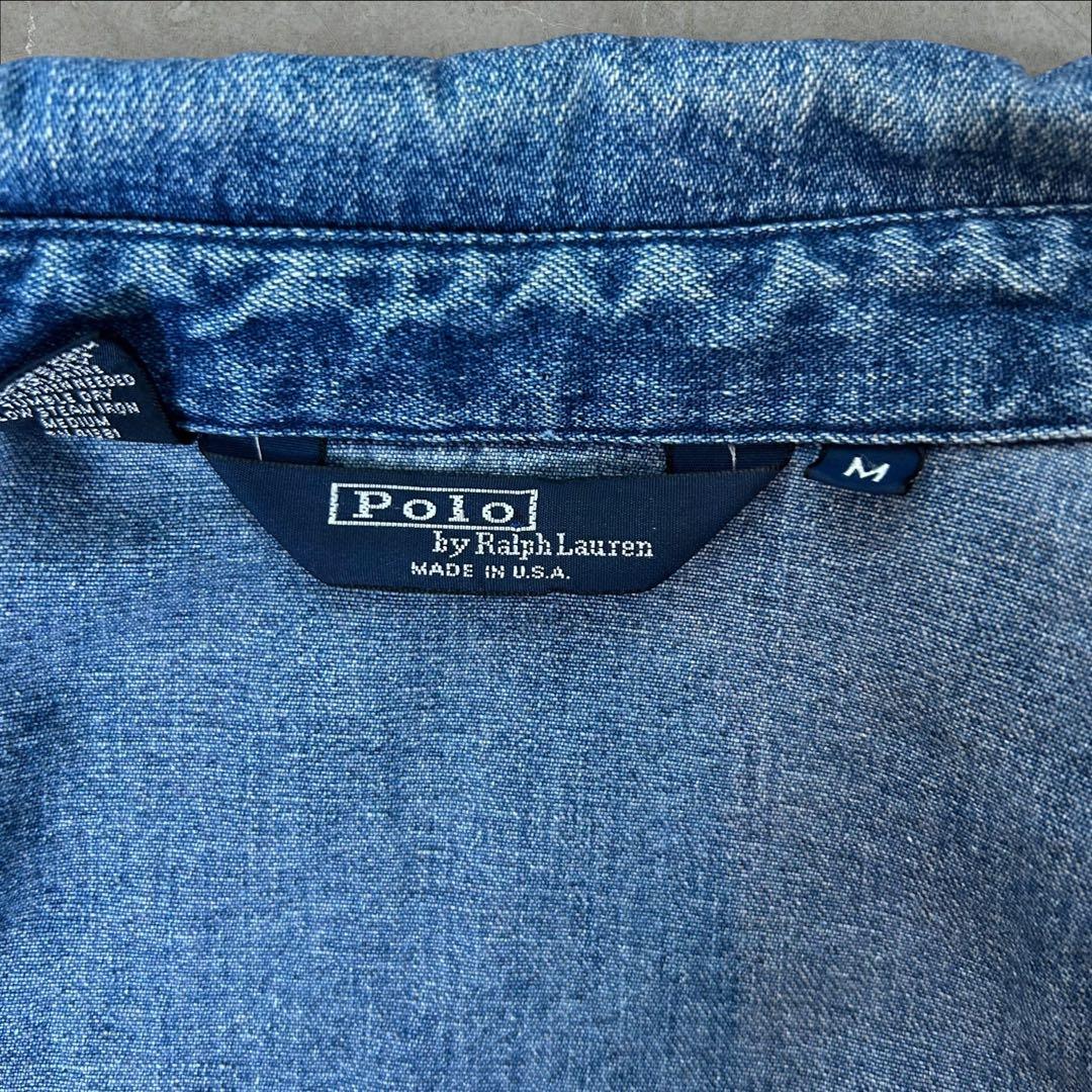 極美品 80s USA製 POLO RALPH LAUREN デニムジャケット