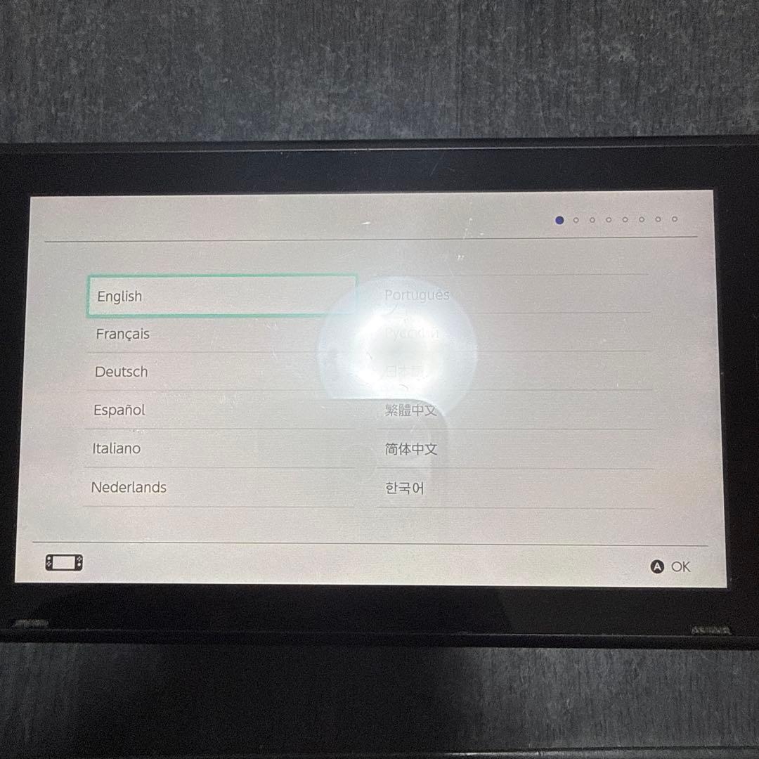 Nintendo Switch 本体　初期化済み　動作確認済み