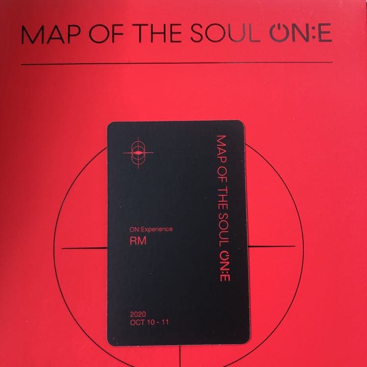 BTS ナムジュン　トレカ　MAP OF THE SOUL ONE RM