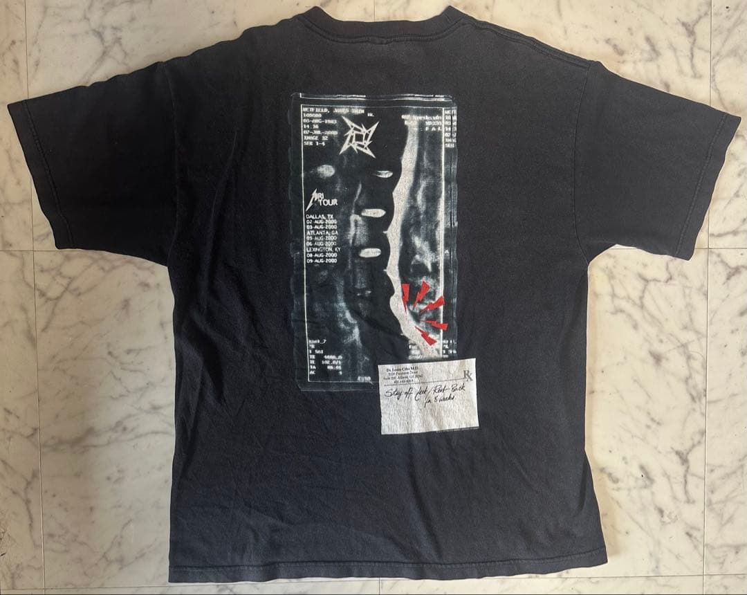 LLICA Tシャツ メタリカ 00s