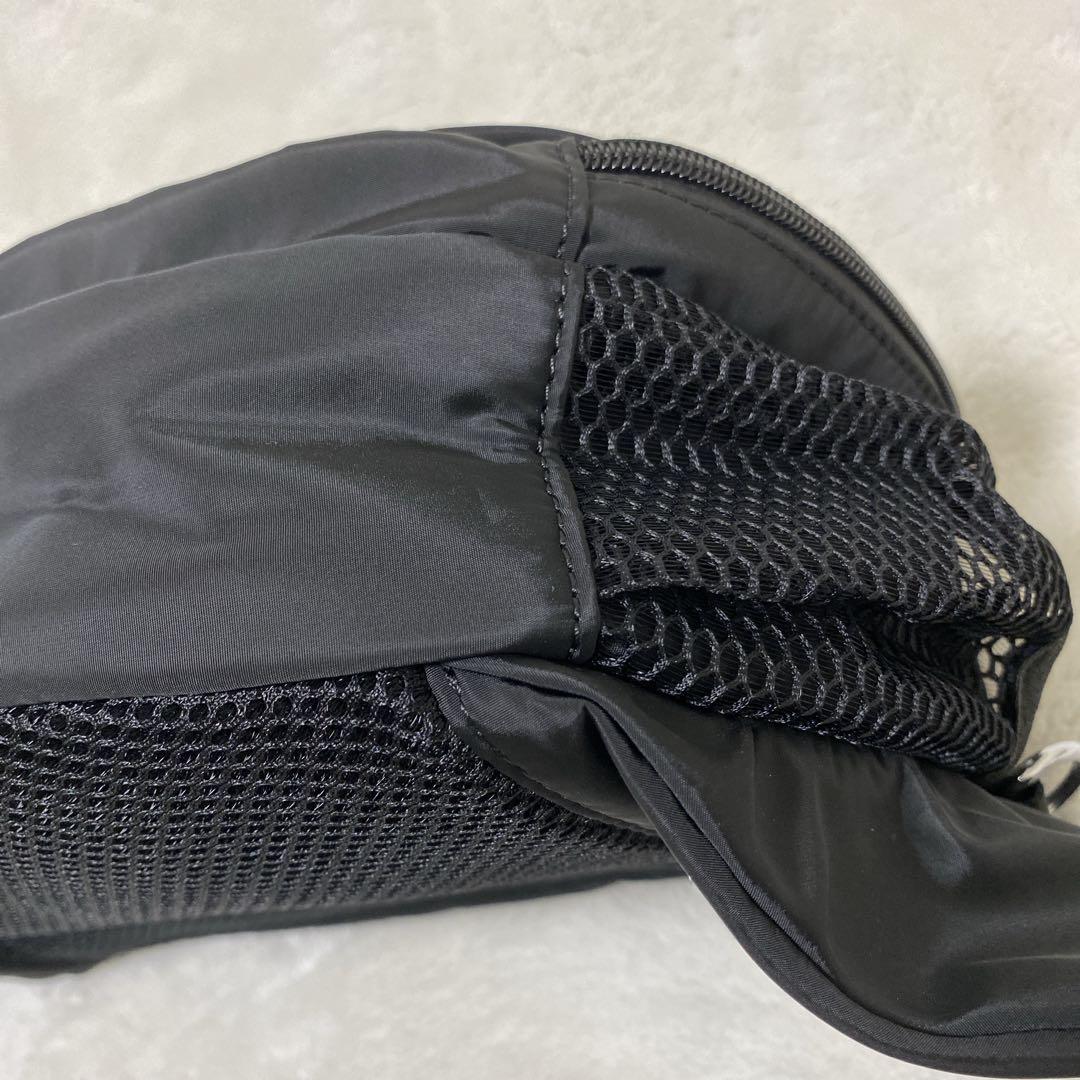 【極美品】selva secreta ブラック ウエストポーチ