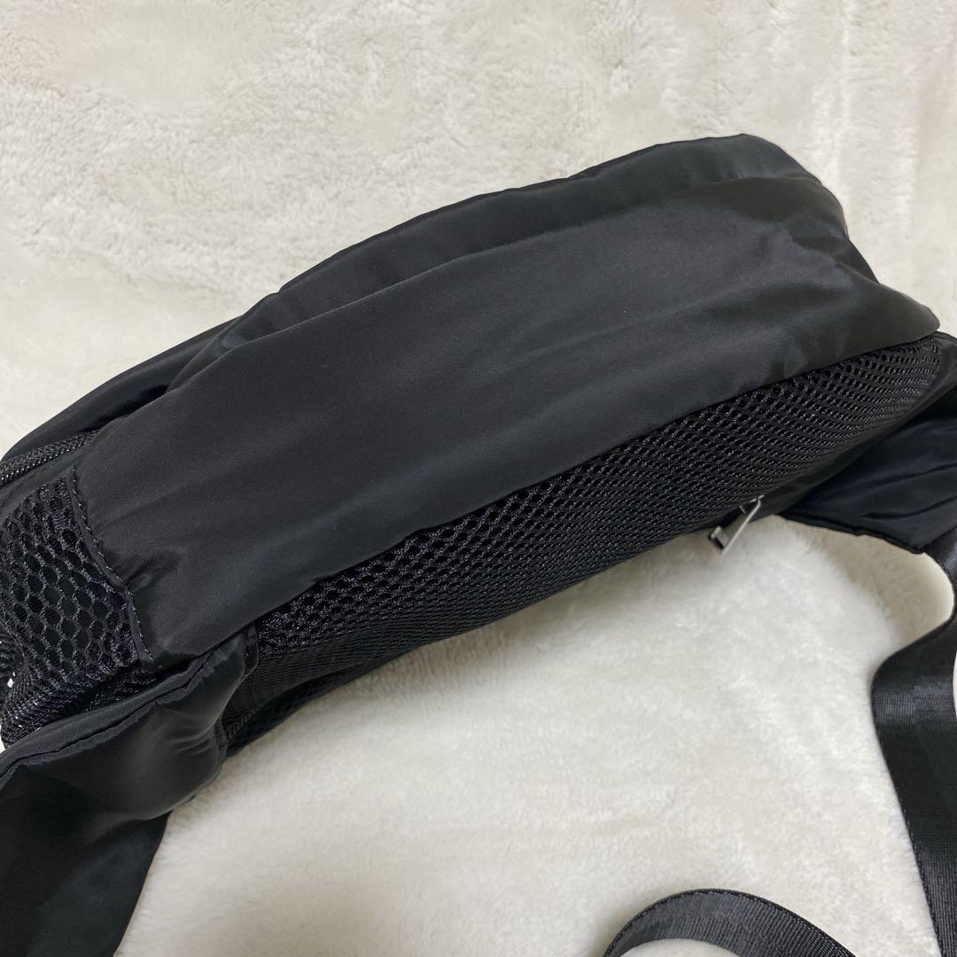 【極美品】selva secreta ブラック ウエストポーチ