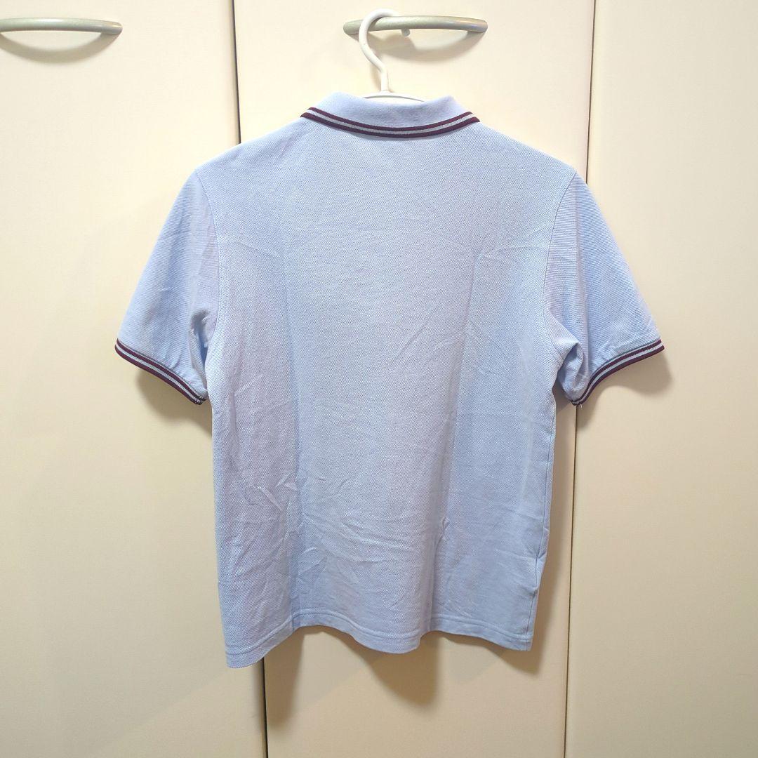 FRED PERRY ライトブルーポロシャツ