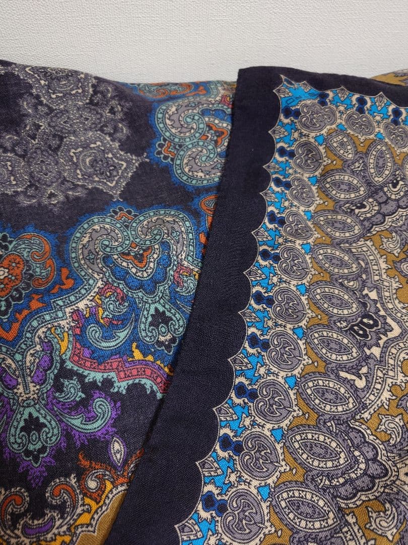 エトロ　ETRO　ストール　ショール　ペイズリー　カシミヤ