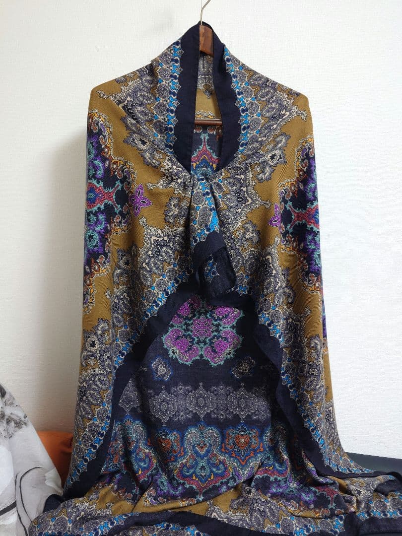 エトロ　ETRO　ストール　ショール　ペイズリー　カシミヤ
