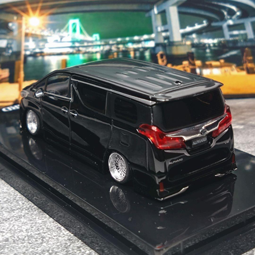 HJ 1/64 トヨタ アルファード (H30W) カスタム品