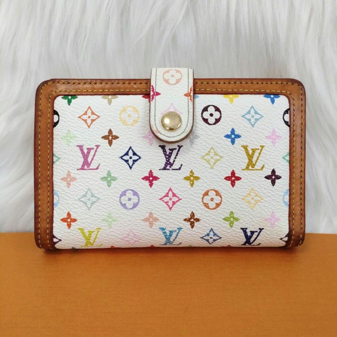 【Latteページ】ルイヴィトン モノグラム マルチカラー 二つ折財布