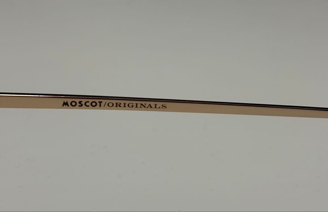 【MOSCOT】 モスコット DOV Gold 48 川口春奈さん着用モデル