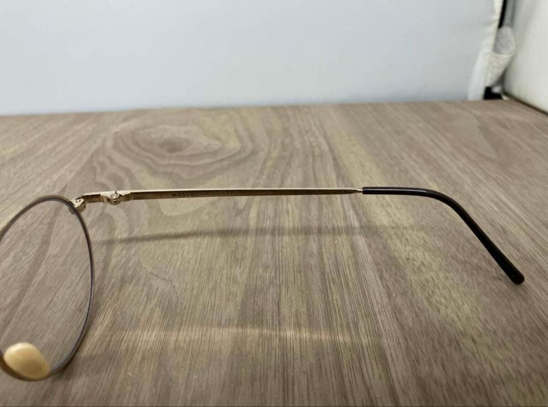 【MOSCOT】 モスコット DOV Gold 48 川口春奈さん着用モデル