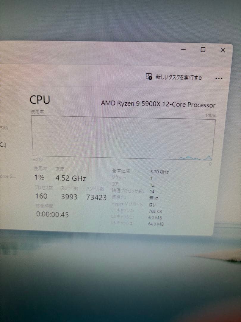 AMD Ryzen 9 5900X 動作確認済み