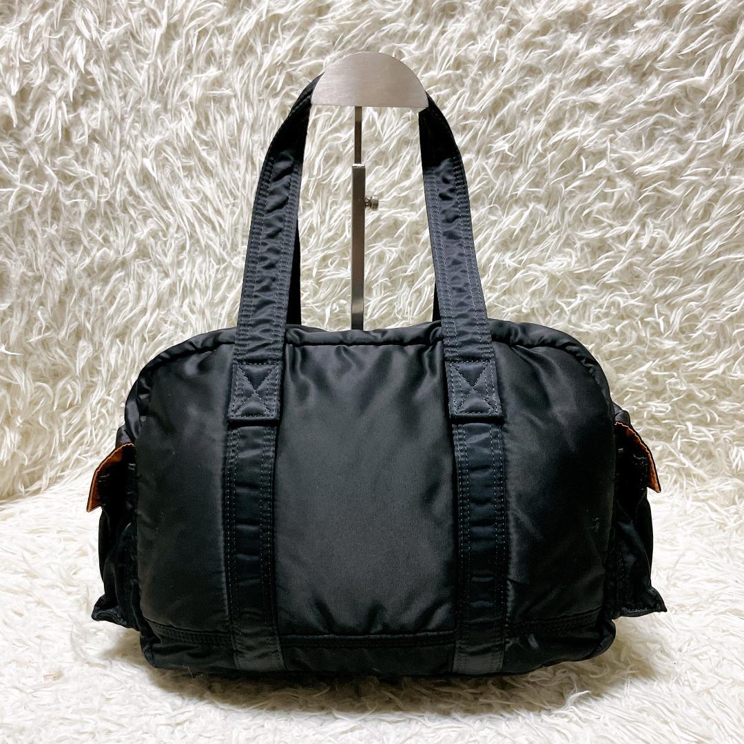 PORTER TANKER BOSTON BAG(S) ボストンバッグ ブラック