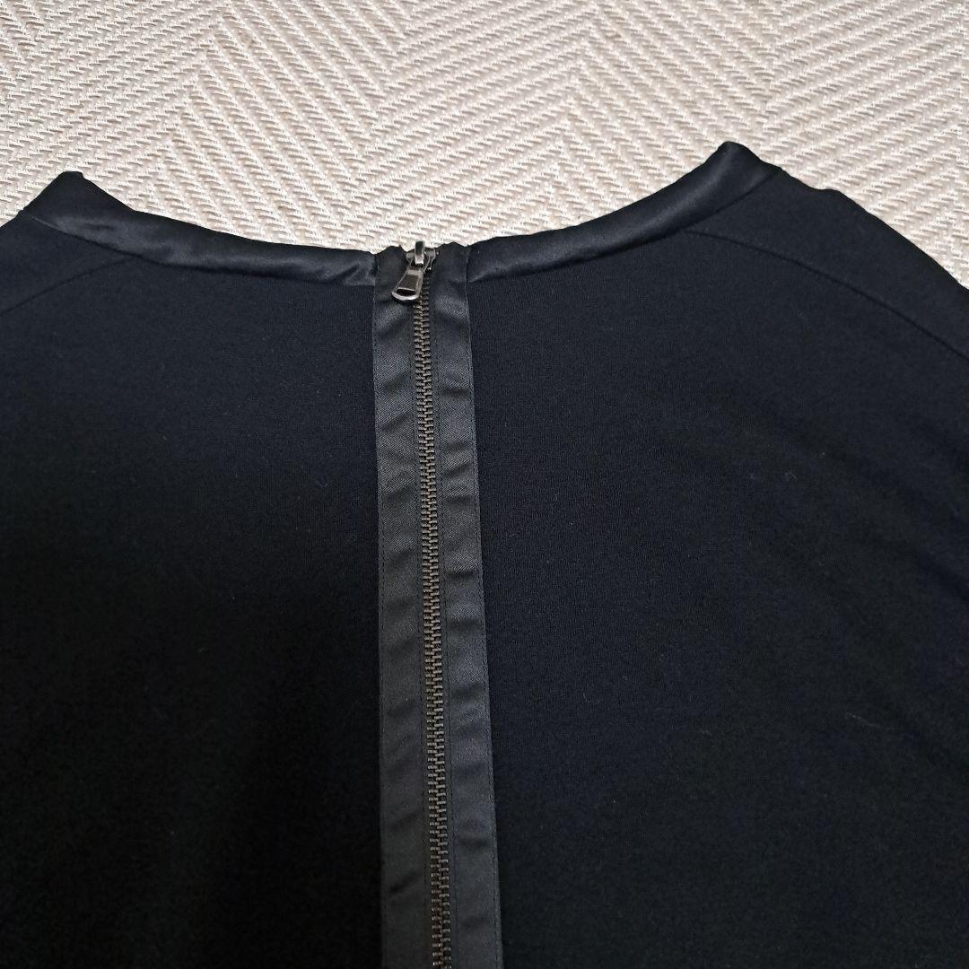 Max&Co 黒 七分袖 ワンピース L