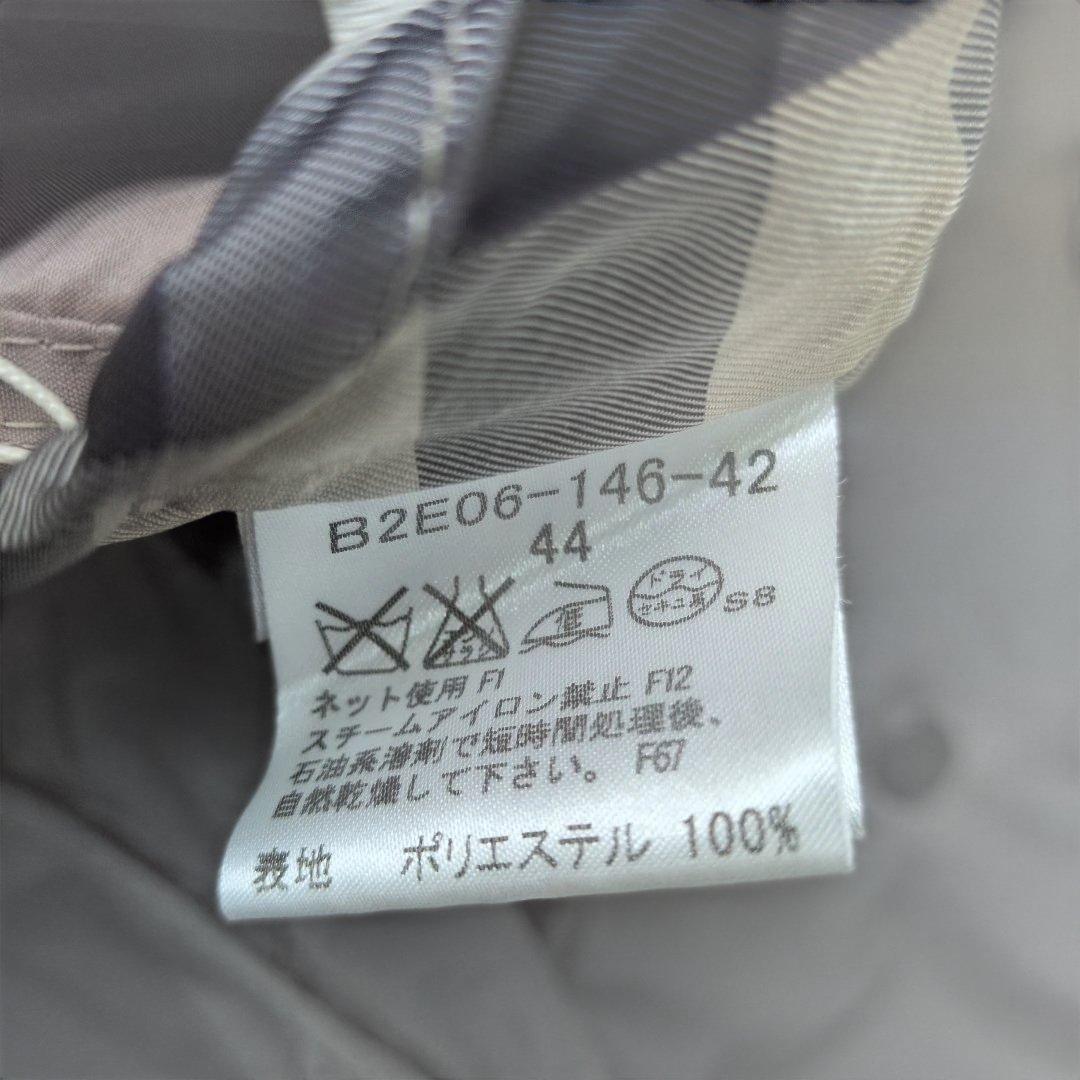 バーバリーロンドン　メガチェック ステンカラー　トレンチ ショート丈　44サイズ