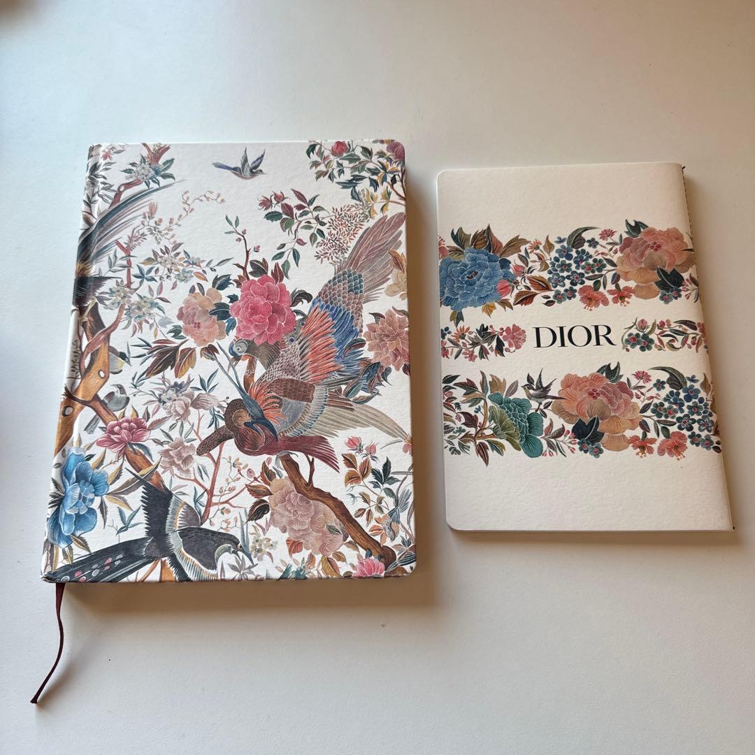 Christian Dior 花柄ノートセット