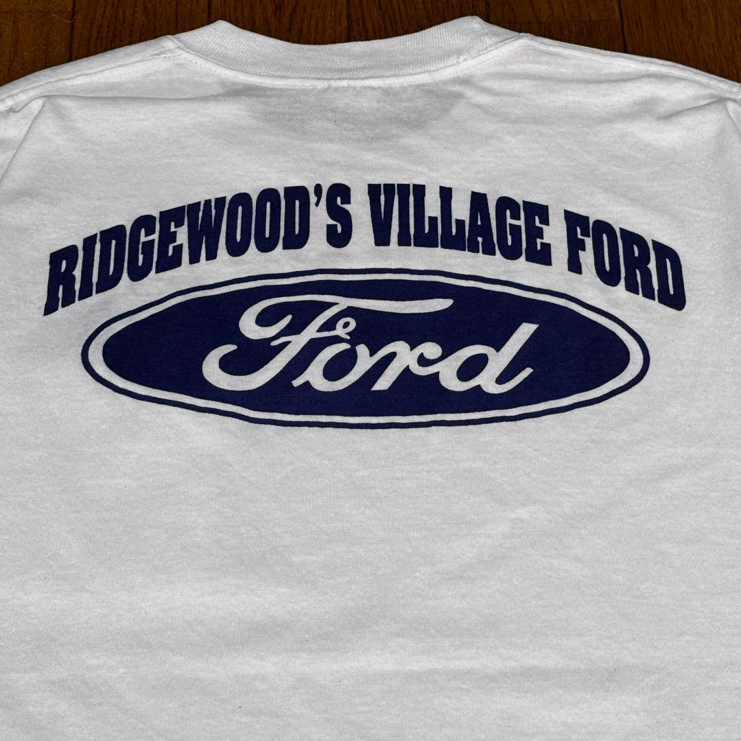 FORD Pocket TEE 両面プリント 希少 ロゴ archive 白 L